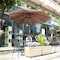 Villacera 9-Foot Outdoor Patio Umbrella, Brown 83-OUT5441 - alternate 2